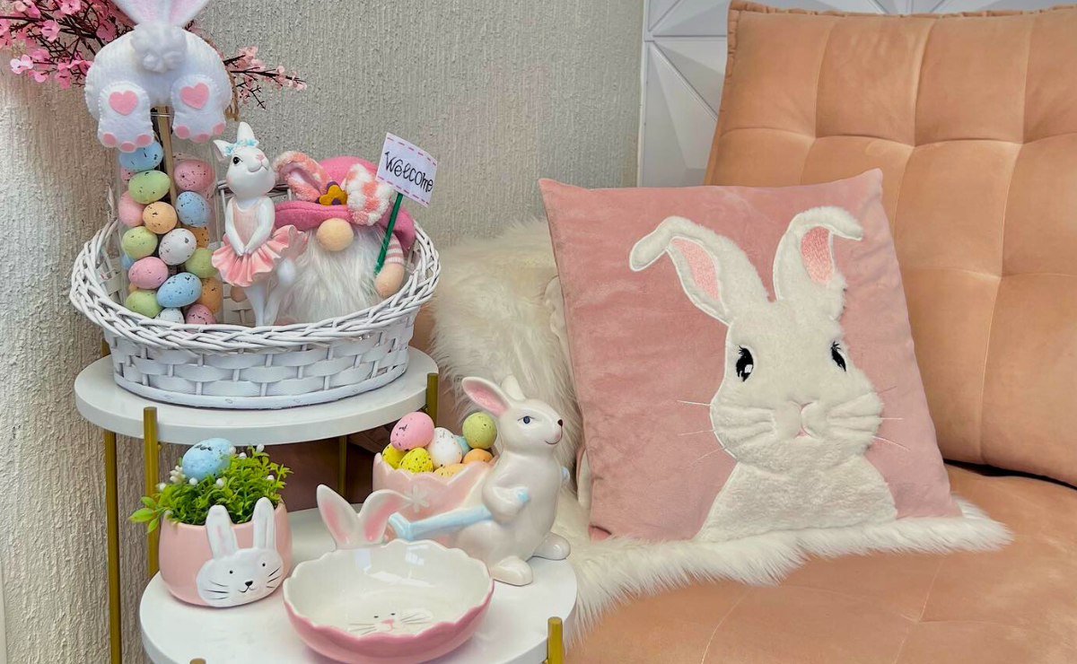 Passo a passo: Guirlanda de Páscoa com materiais reciclados