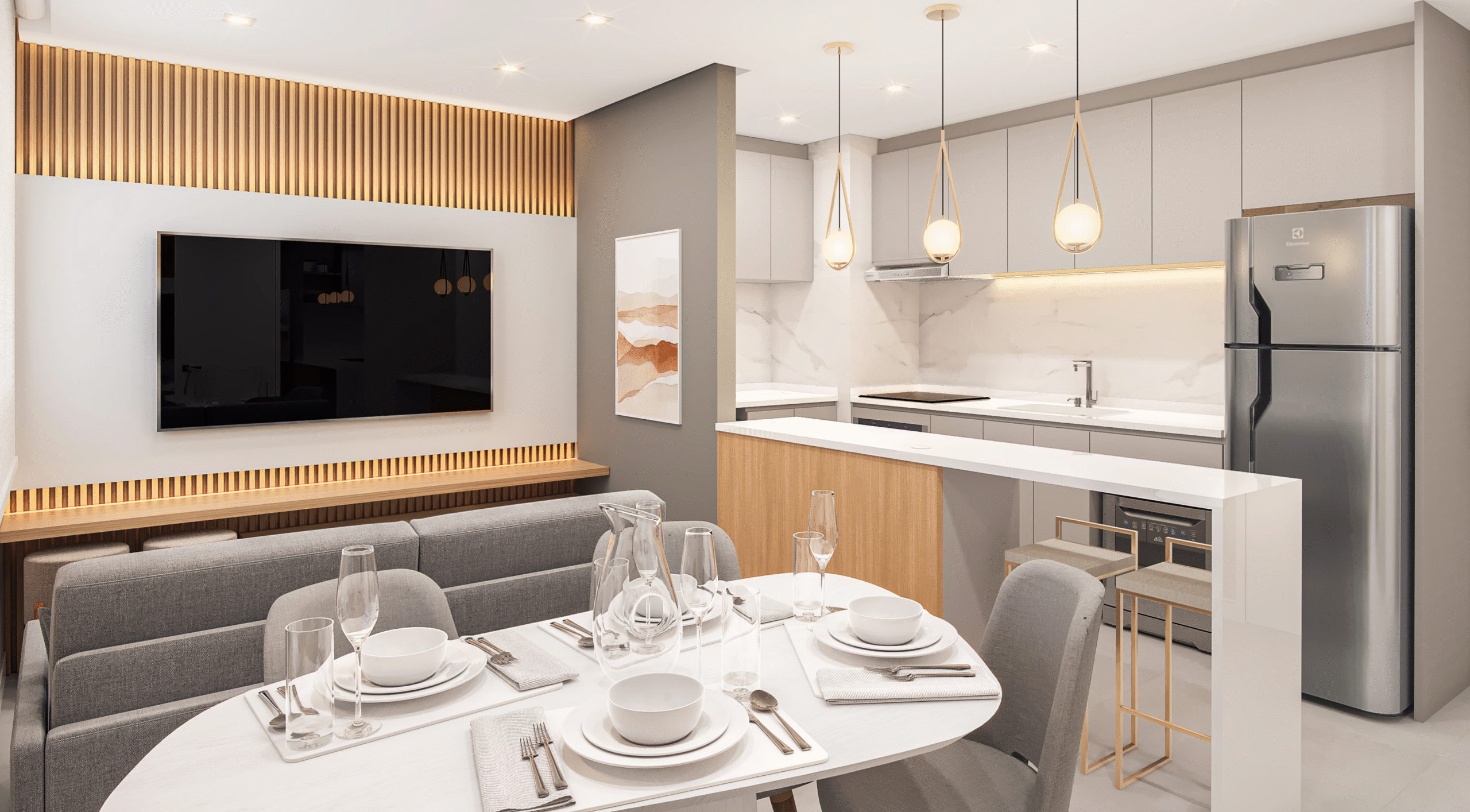 como decorar apartamento pequeno