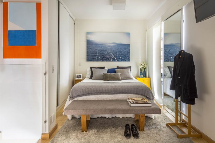 como decorar quarto pequeno de casal 3x3