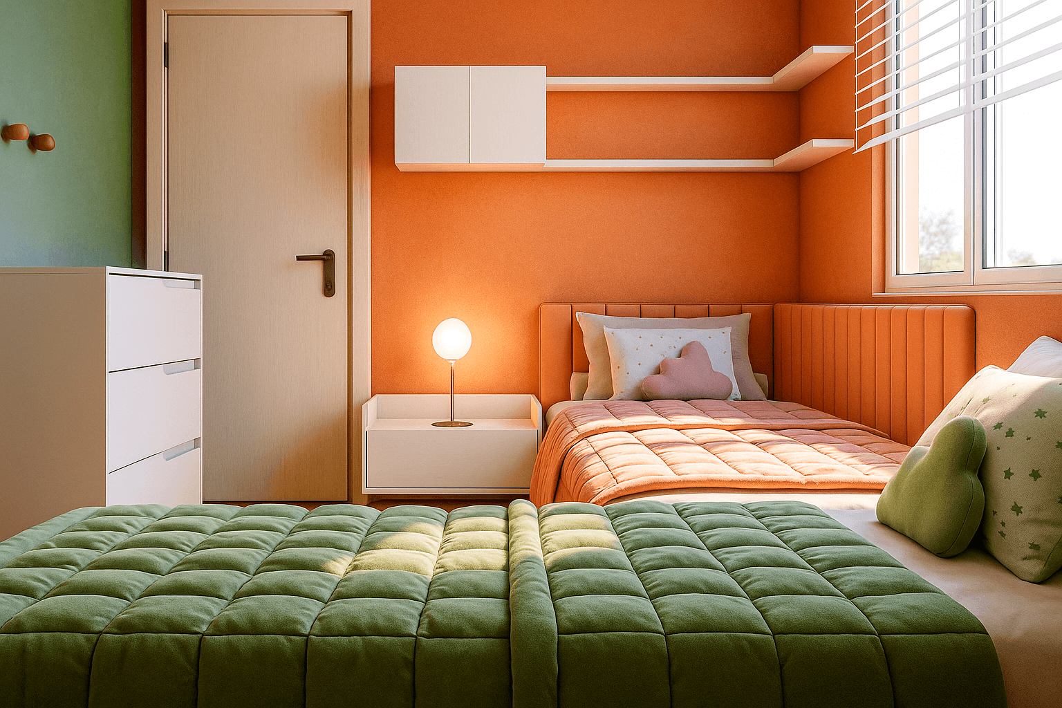 ideias para otimizar espaço em quarto pequeno