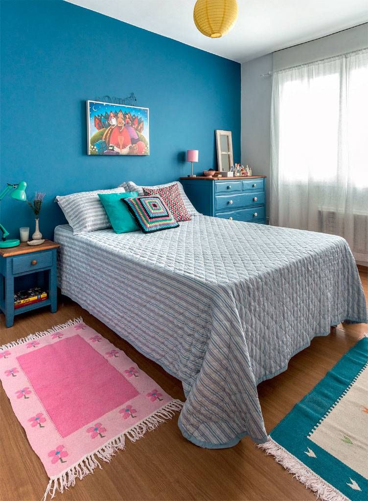 decoracao de quarto azul