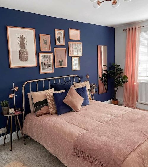 onde comprar papel de parede azul floral wonder mural