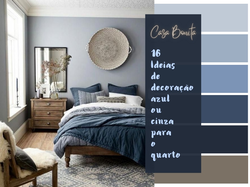 papel de parede com estampa floral azul decorativo