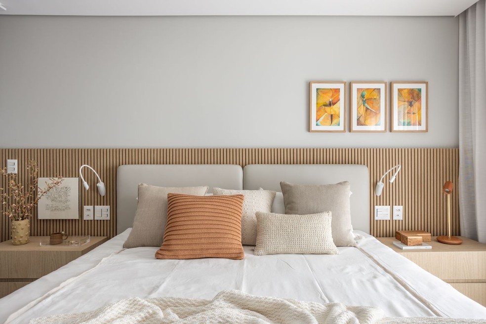 combinações de cores com cinza para quarto