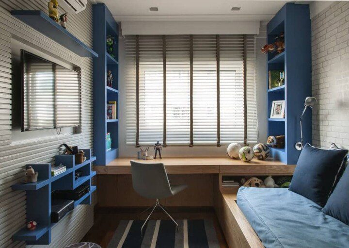 como decorar quarto com escrivaninha