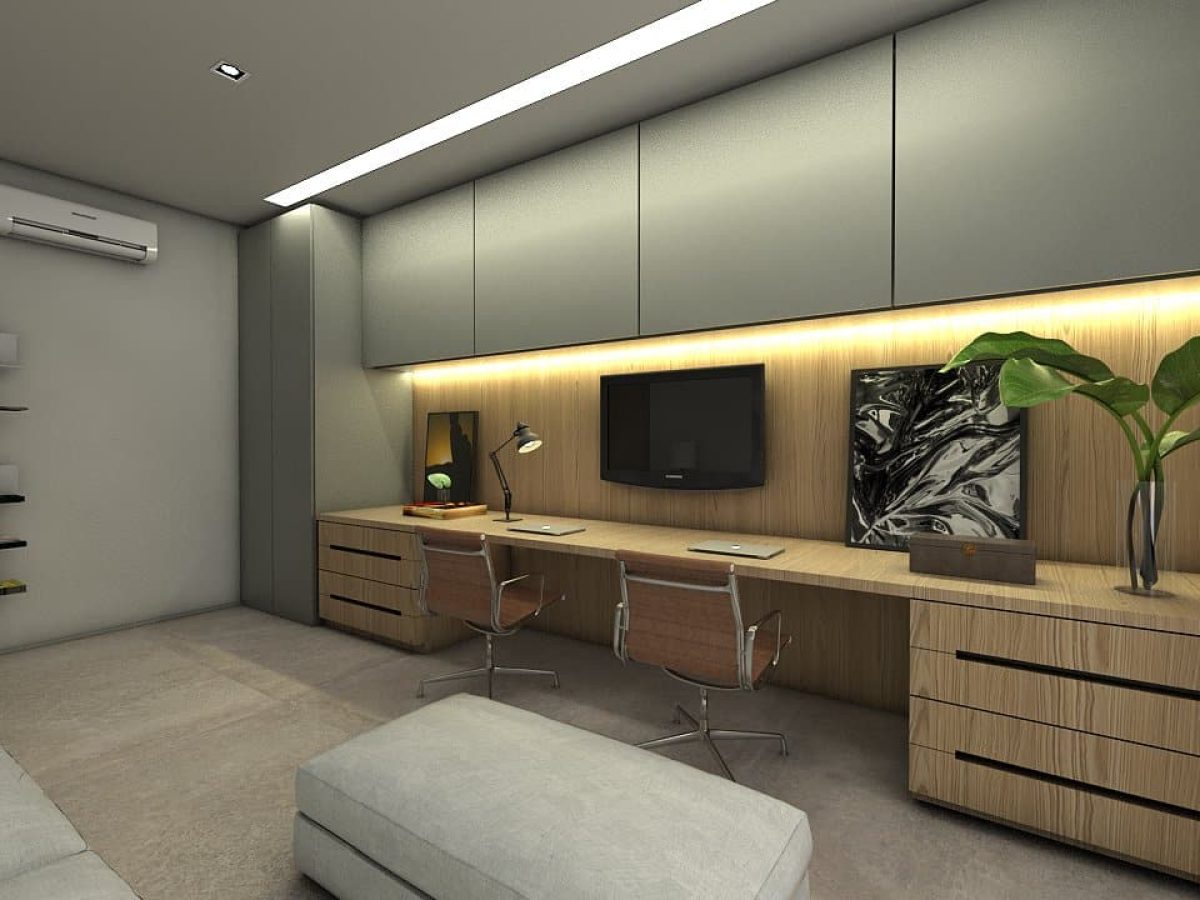 como decorar quarto com escrivaninha