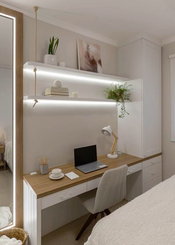 escrivaninha para quarto pequeno ideias