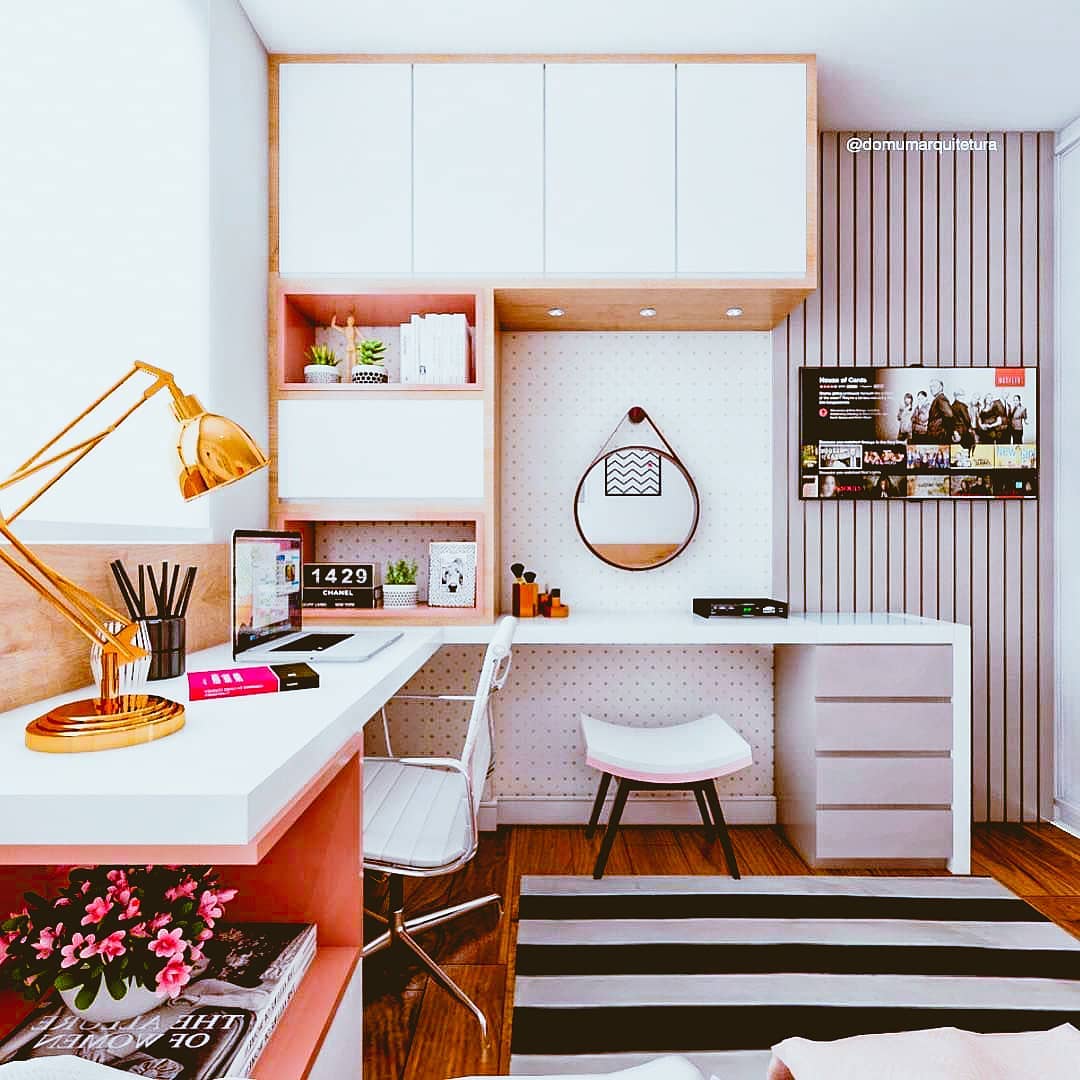 organizar escrivaninha no quarto
