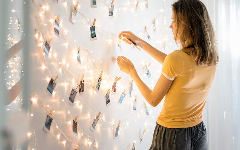 decoracao de quarto com fotos