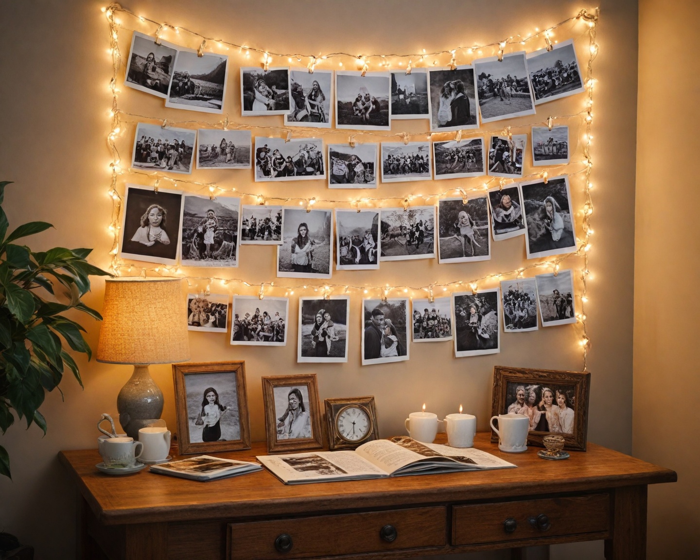 prateleiras para expor fotos e objetos