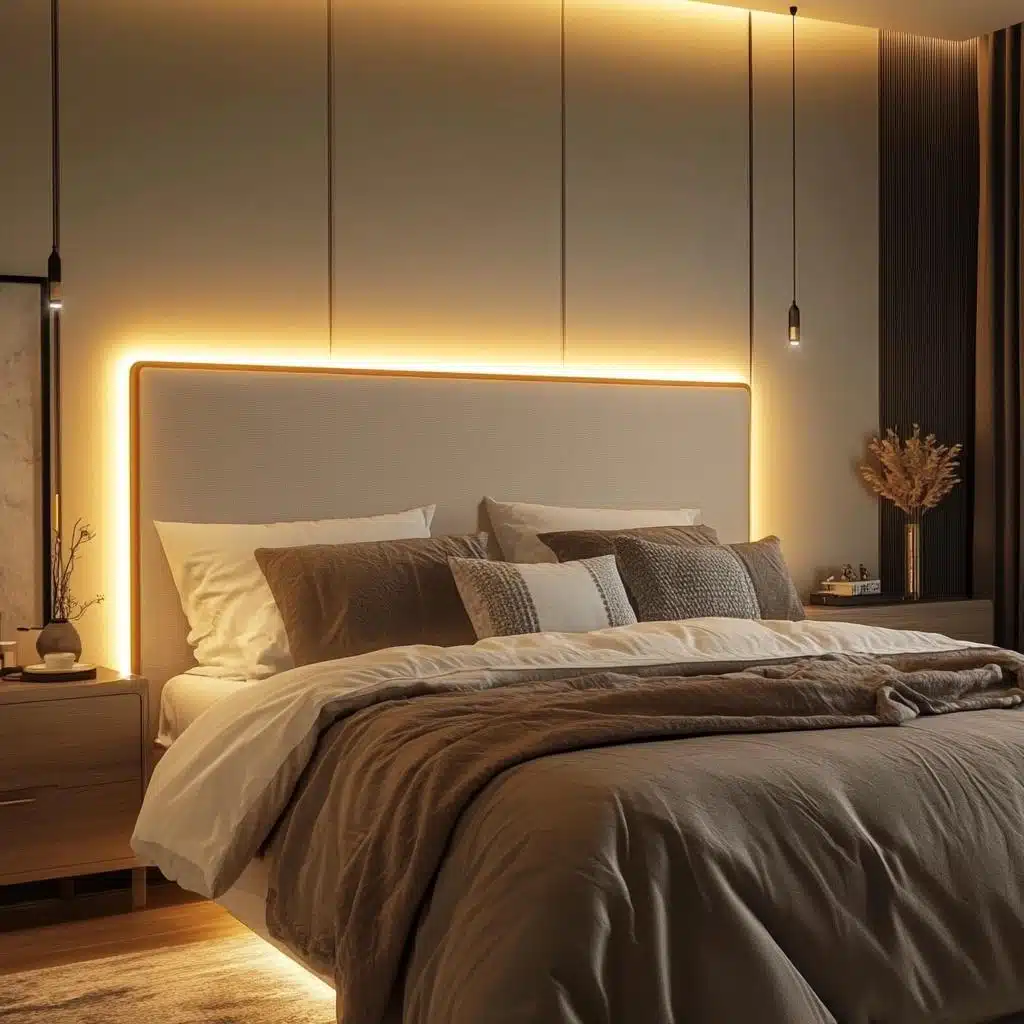 efeito flutuante com LED embaixo da cama