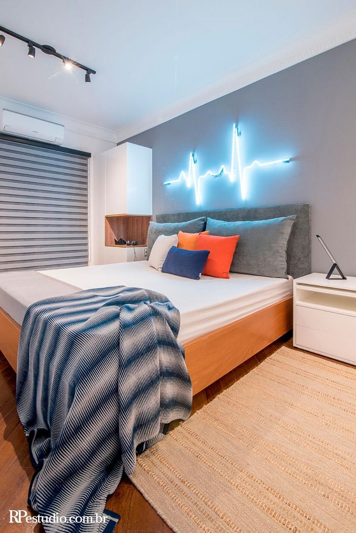 decoracao de quarto com led