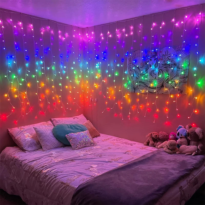 decoracao de quarto com led