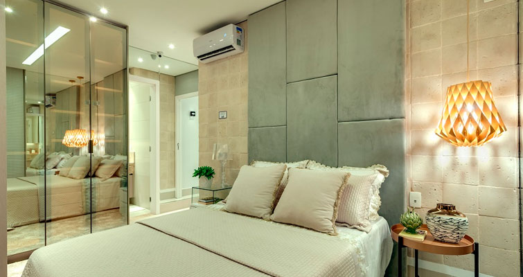 decoracao de quarto com led