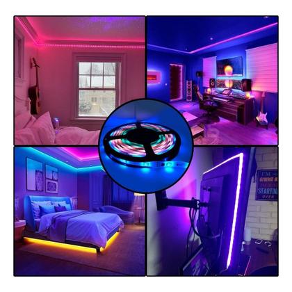 como decorar quarto com fita de led
