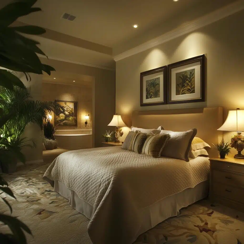 decoracao de quarto com luz indireta ambiente relaxante