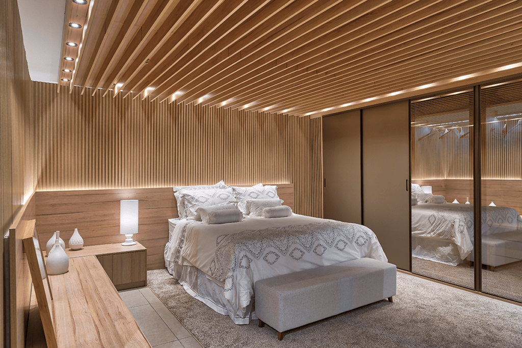 como criar ambiente relaxante com iluminação indireta