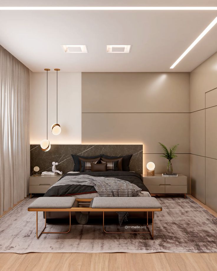 técnicas de iluminação para quarto de dormir