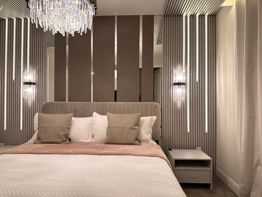 decoracao de quarto com luz indireta ambiente relaxante