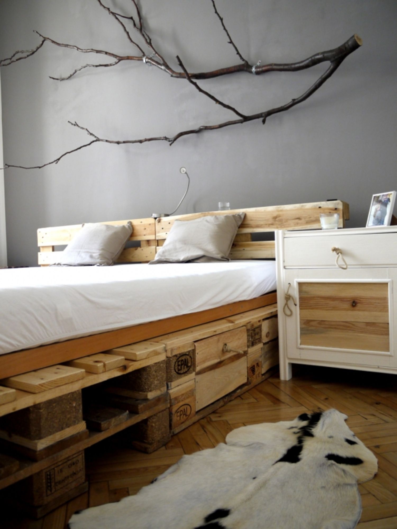 decoracao de quarto com pallet
