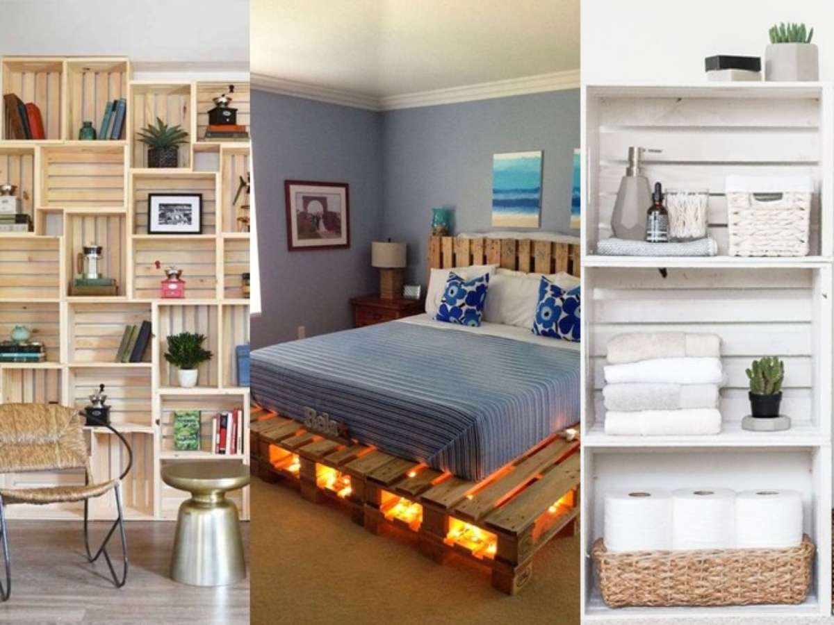 decoracao de quarto com pallet