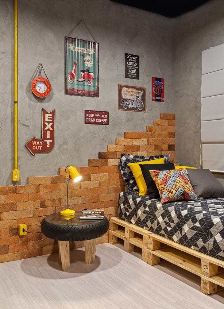 móveis de pallet para quarto