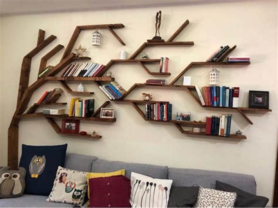 tipos de prateleiras para livros em quartos pequenos