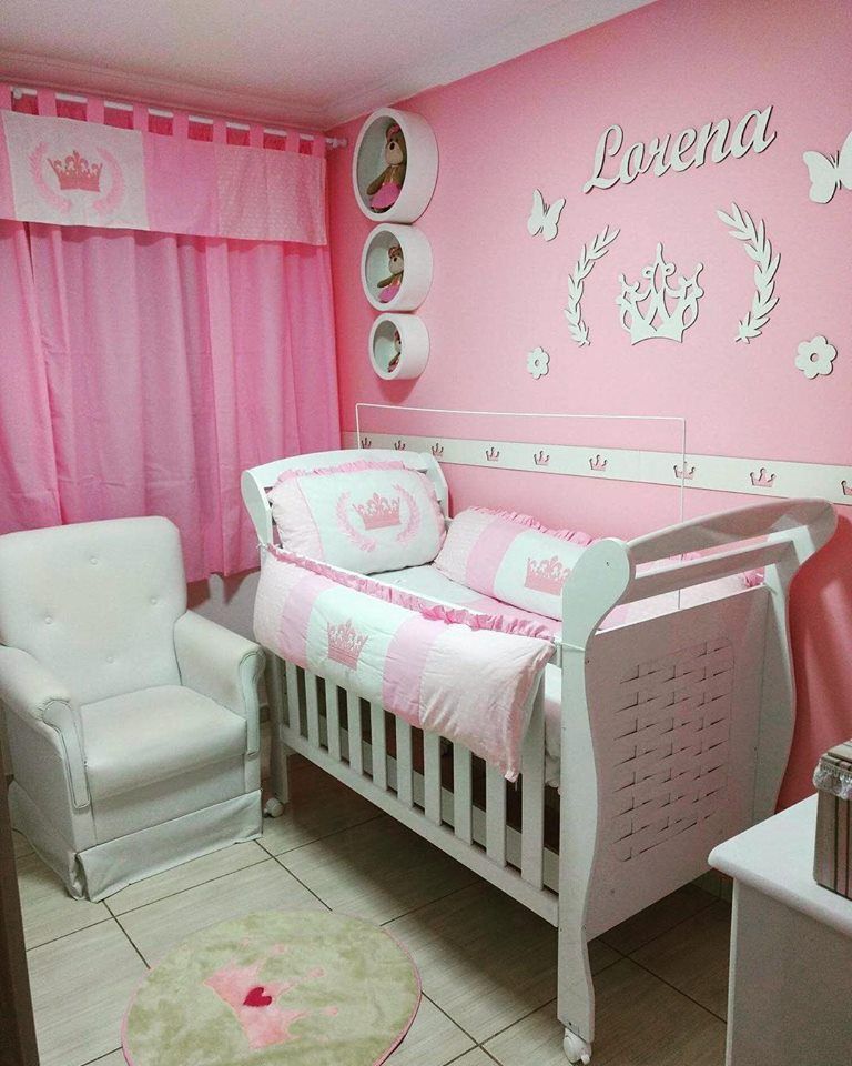 estilos decoração quarto infantil feminino
