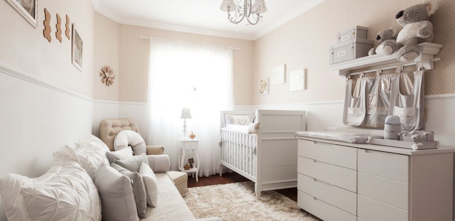 decoracao de quarto de bebe neutro