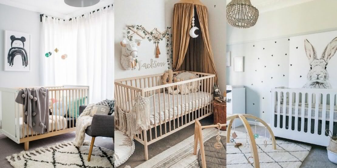 decoracao de quarto de bebe neutro