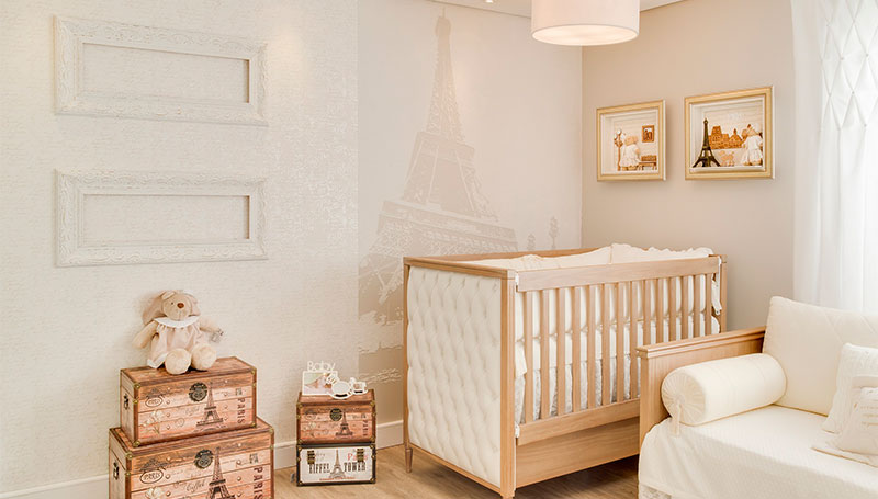 decoracao de quarto de bebe neutro