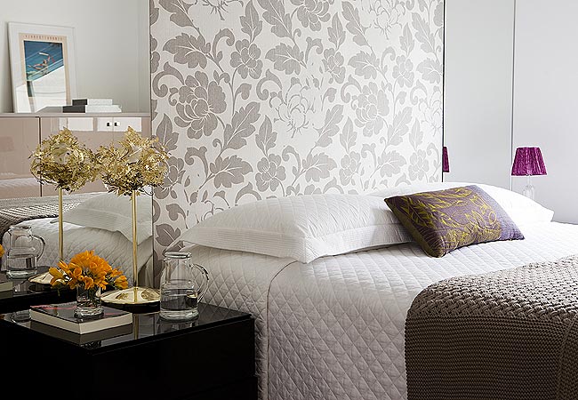 papel de parede para quarto de casal moderno