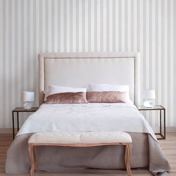 tendências de decoração de quarto casal papel de parede 2026