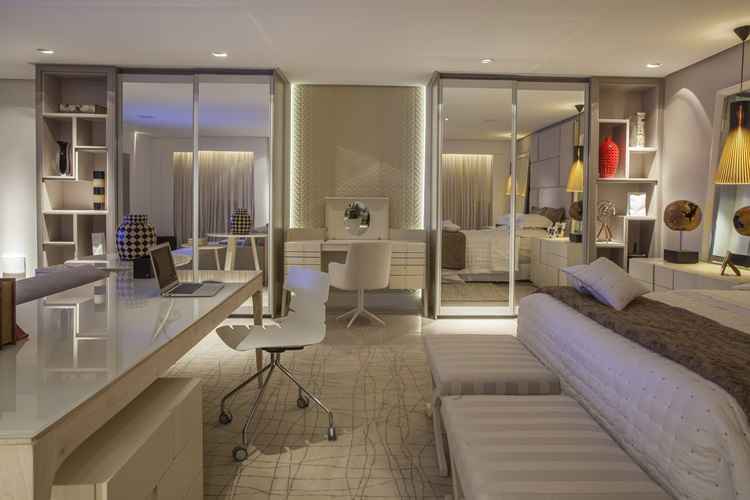 decoração de quarto com penteadeira escrivaninha