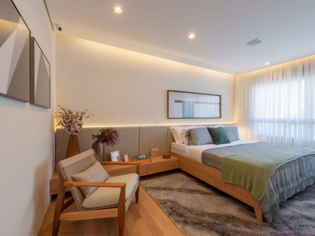 iluminação aconchegante para quarto