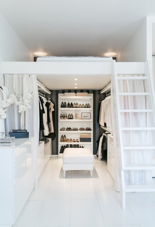 ideias para closet pequeno em quarto de casal