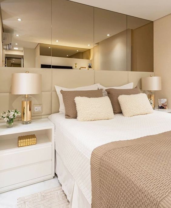 decoracao de quarto de casal pequeno e aconchegante