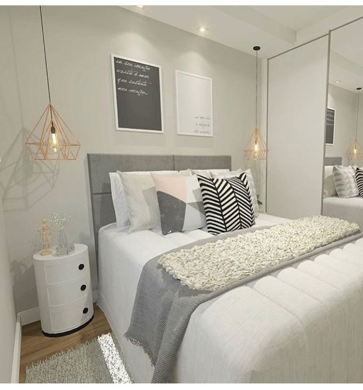 como decorar quarto de casal pequeno