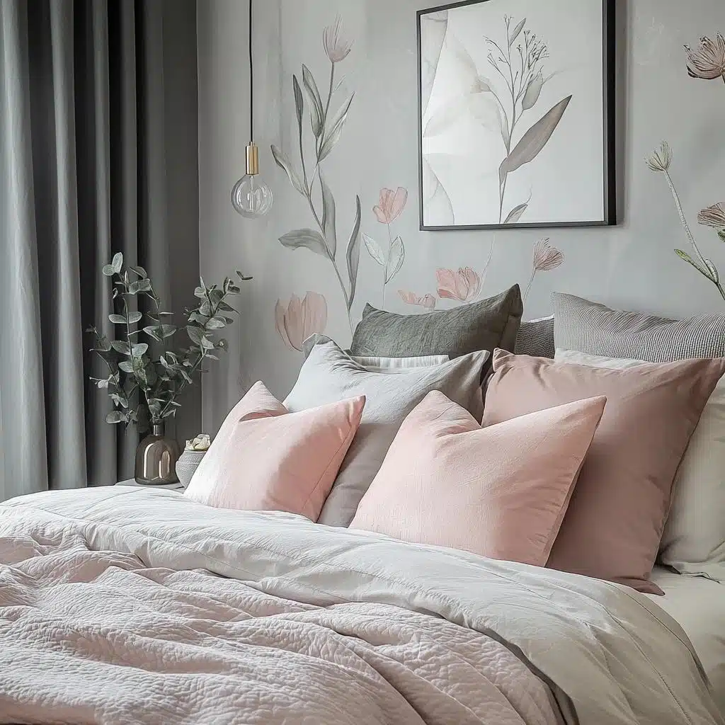 decoracao de quarto de casal romantico