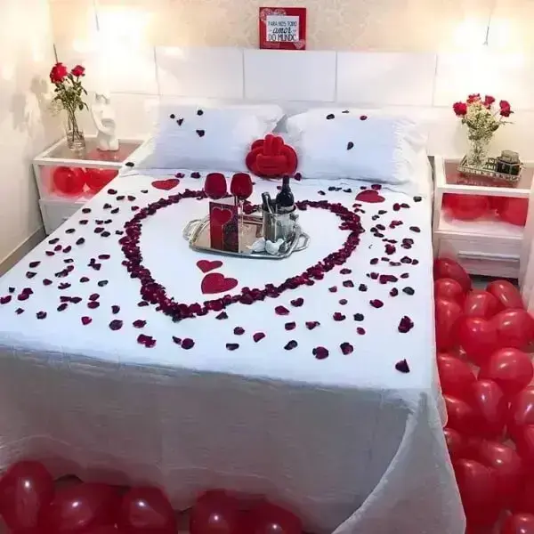 decoracao de quarto de casal romantico