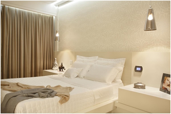 decoração quarto casal romântico suave