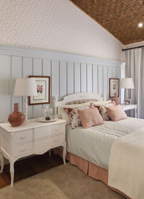 decoracao de quarto de casal rustico