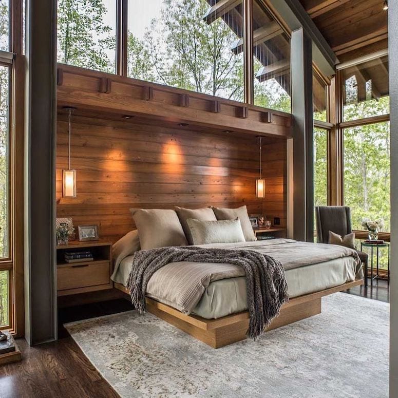 decoracao de quarto de casal rustico