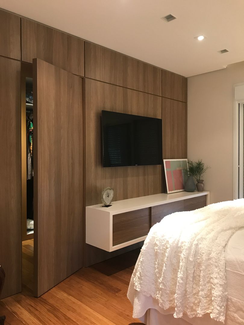 quarto de casal simples e econômico