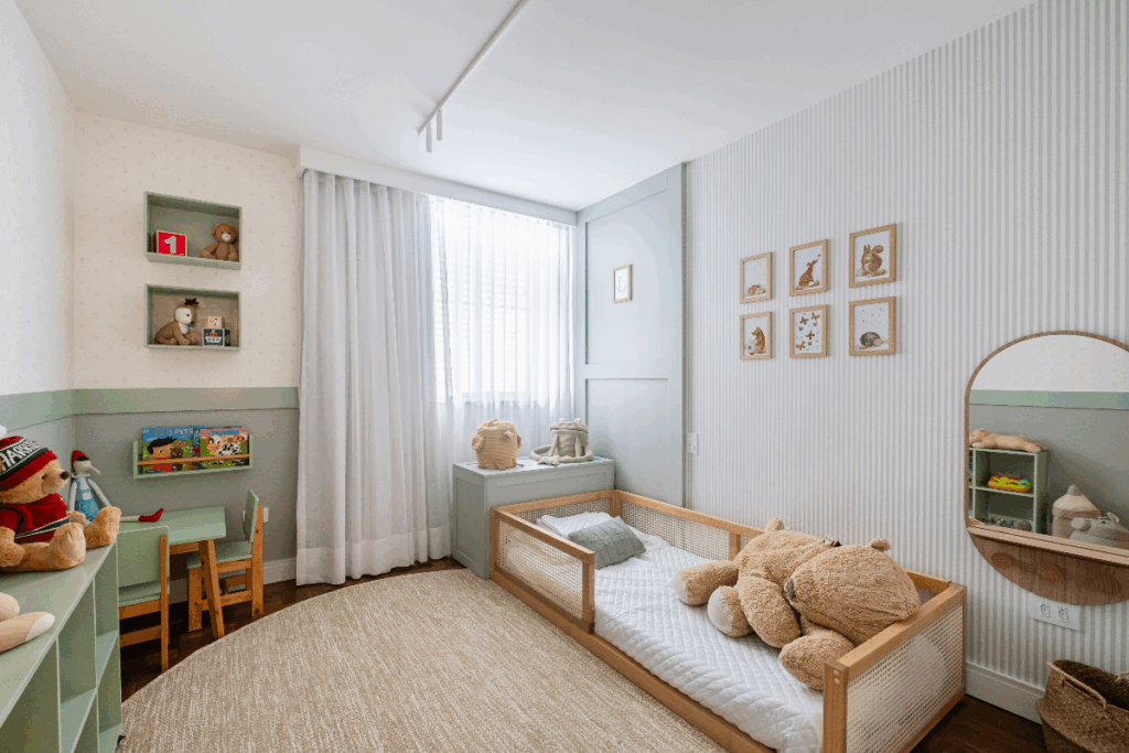 iluminação suave para quarto infantil