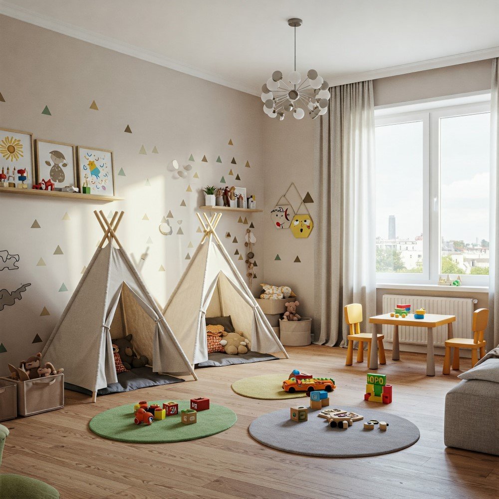 temas lúdicos para quarto de bebê