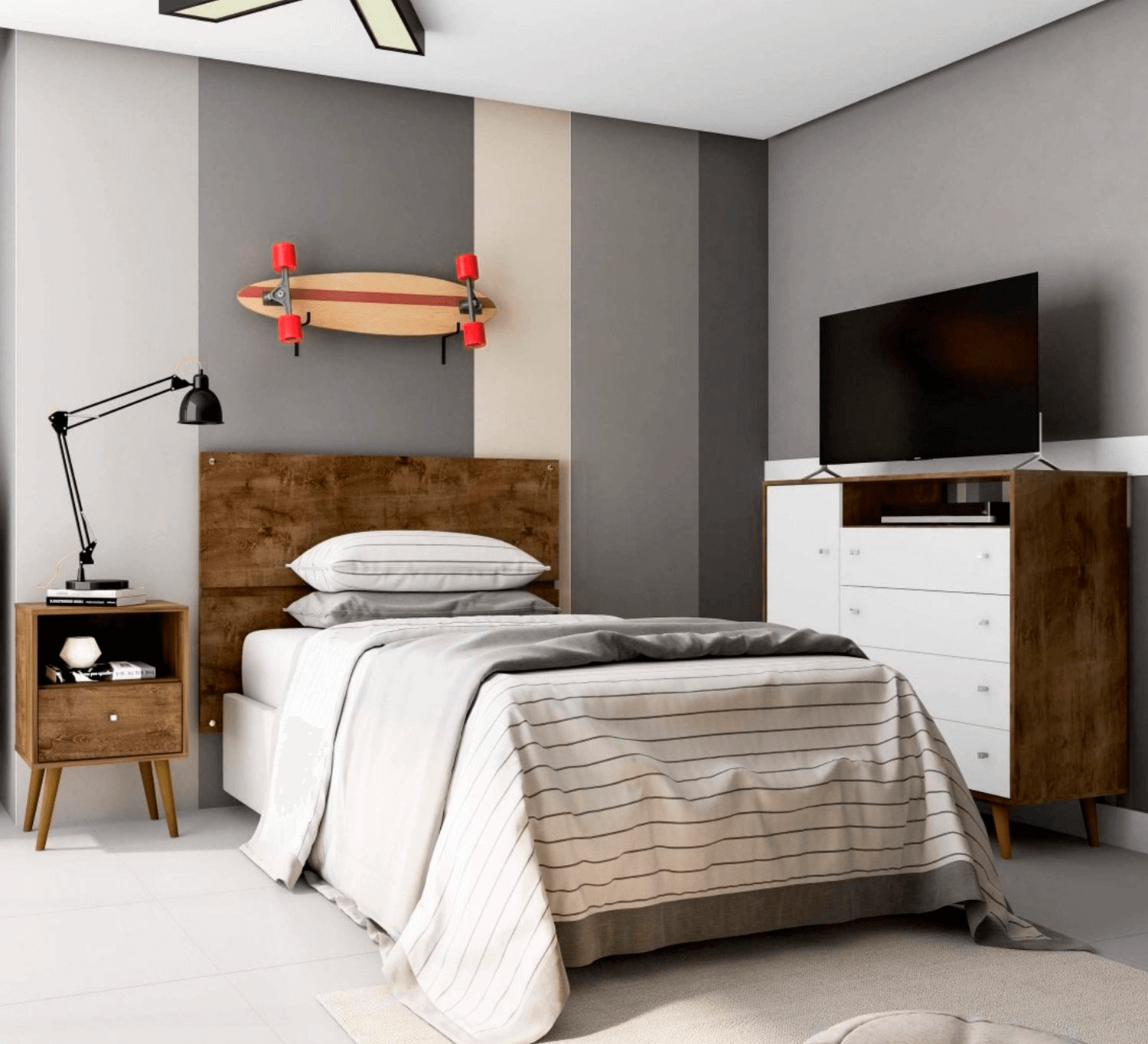 ideias para quarto de solteira