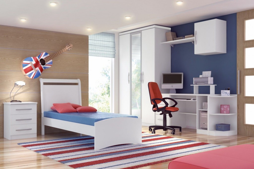 decoracao de quarto de solteiro feminino