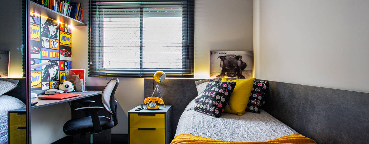 decoracao de quarto de solteiro masculino