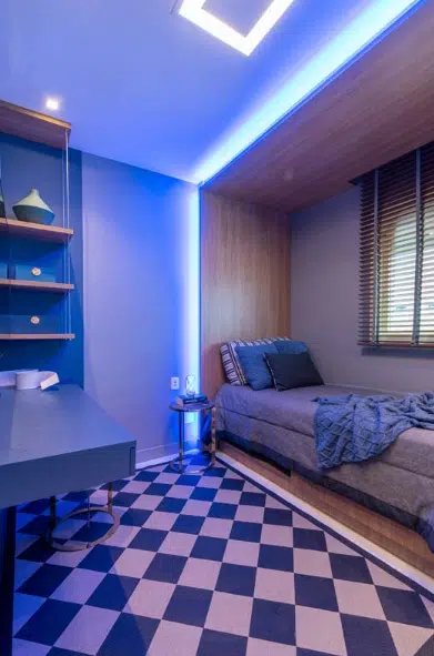 ideias para quarto de solteiro moderno